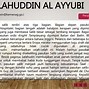 Salahuddin Al Ayyubi Mulai Menjadi Sultan Di Mesir Pada Tahun